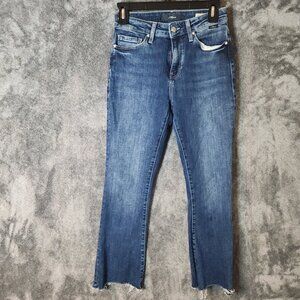 Mavi Jeans Anika High Rise Flare Crop Organic Cotton Women's Jeans 27x25 EUC